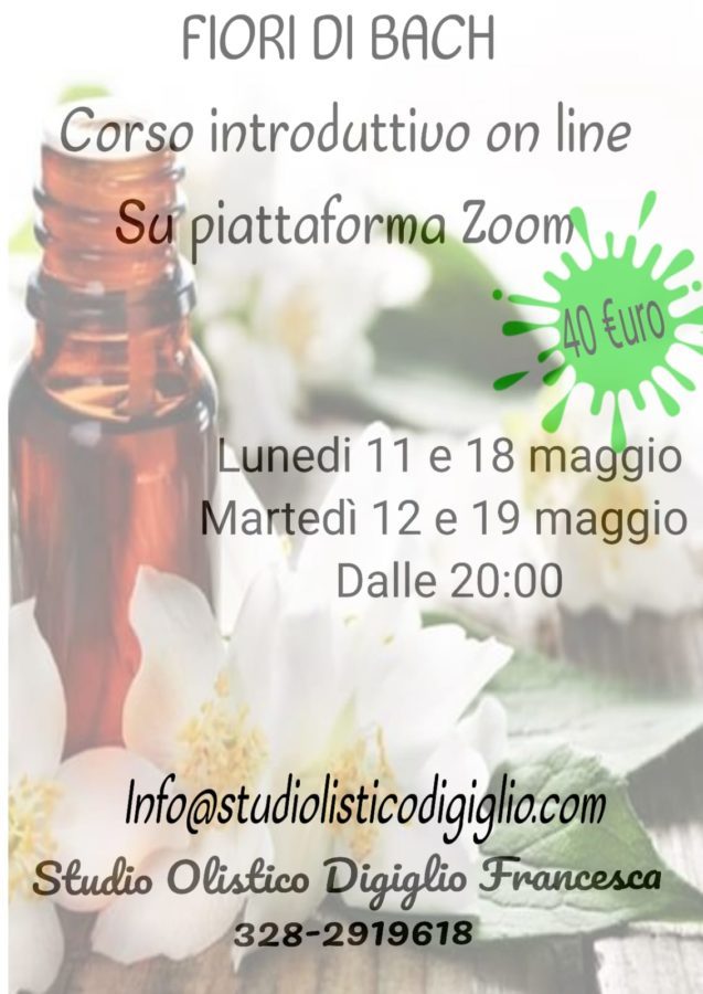 Corso introduttivo Fiori di Bach - Online