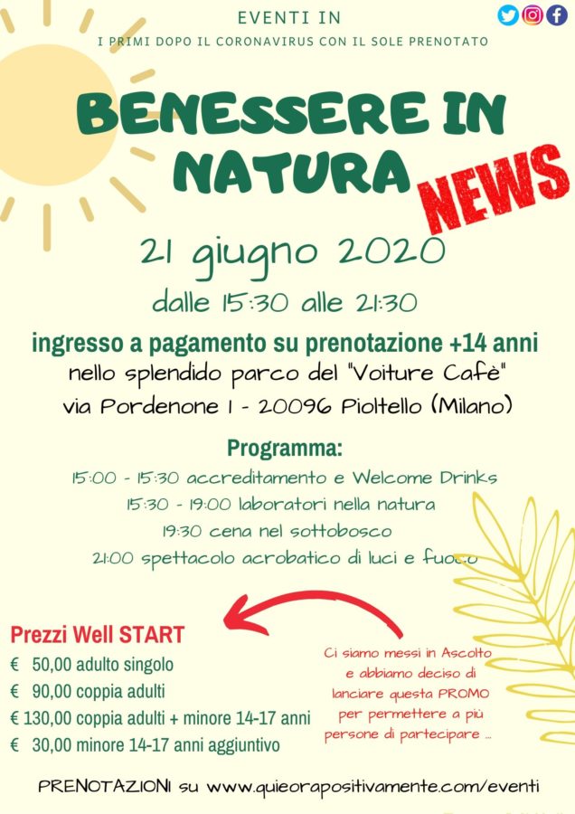Benessere IN natura