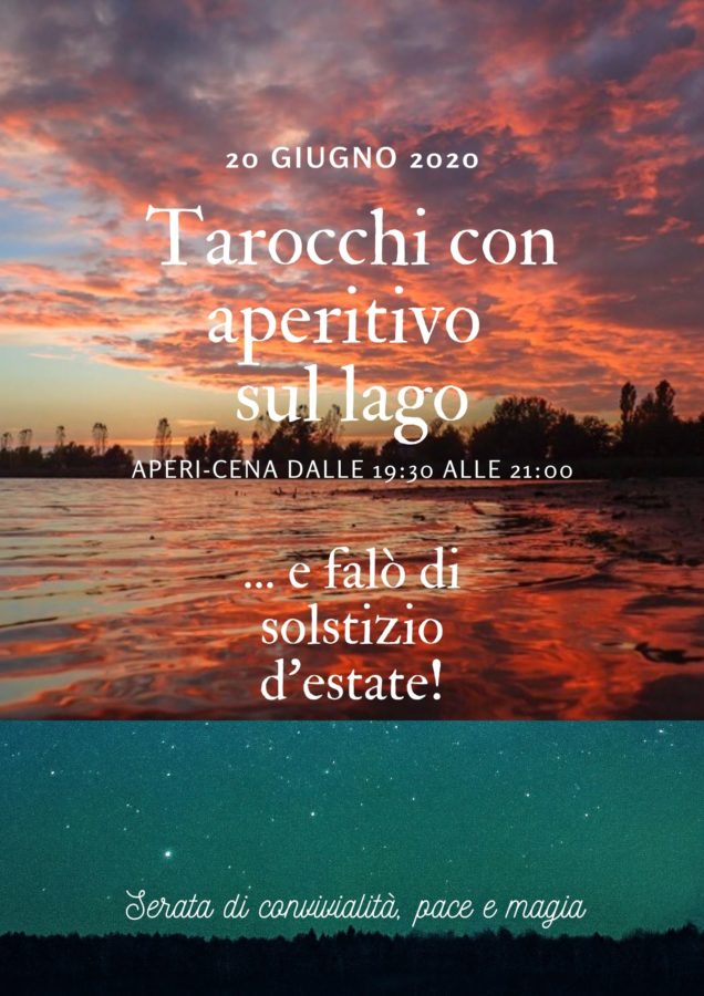 Tarocchi con aperitivo sul lago