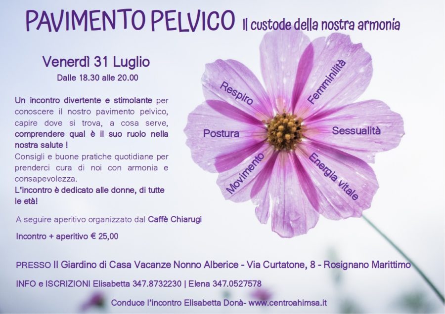 Conosciamo il nostro pavimento pelvico