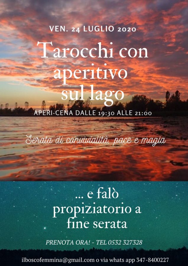 Tarocchi con aperitivo sul lago
