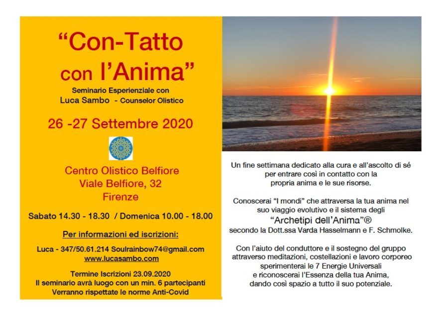 Seminario "Con-tatto con l'anima"