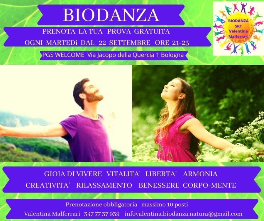 Biodanza prenota la tua prova gratuita