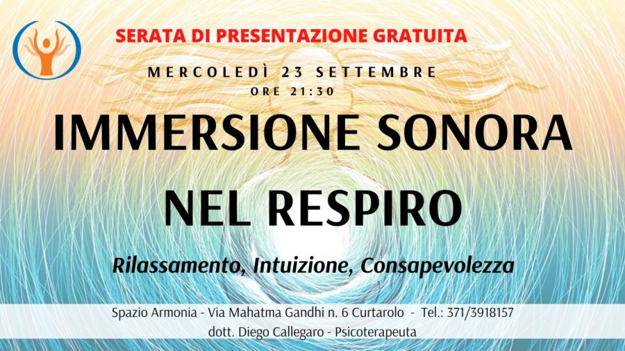 Immersione sonora nel respiro