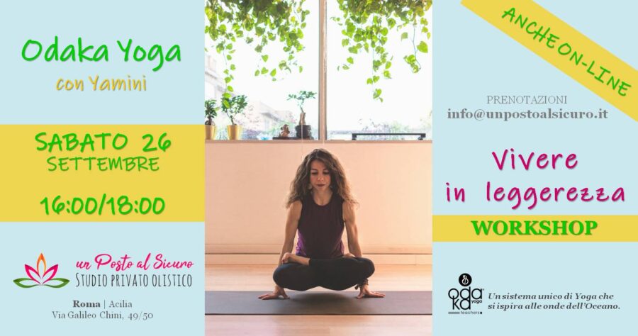 Lezione intensa di Odaka Yoga