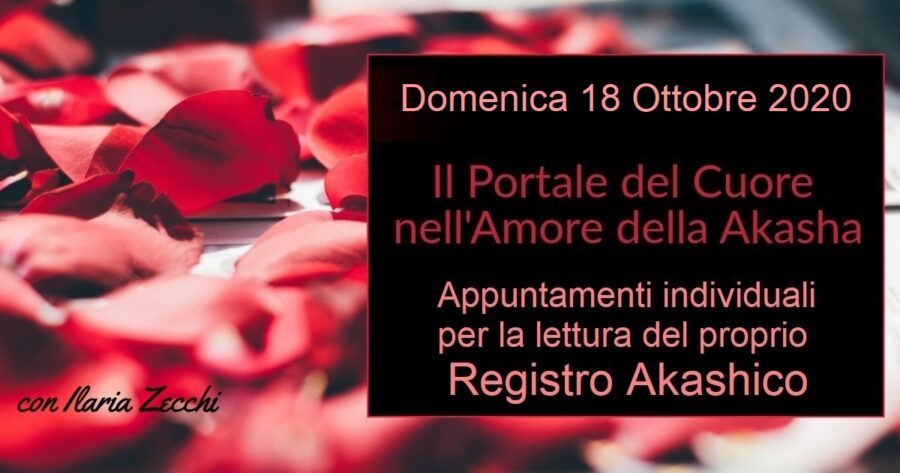 Lettura individuale Registro Akashico