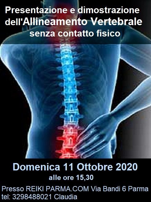 Allineamento vertebrale senza contatto