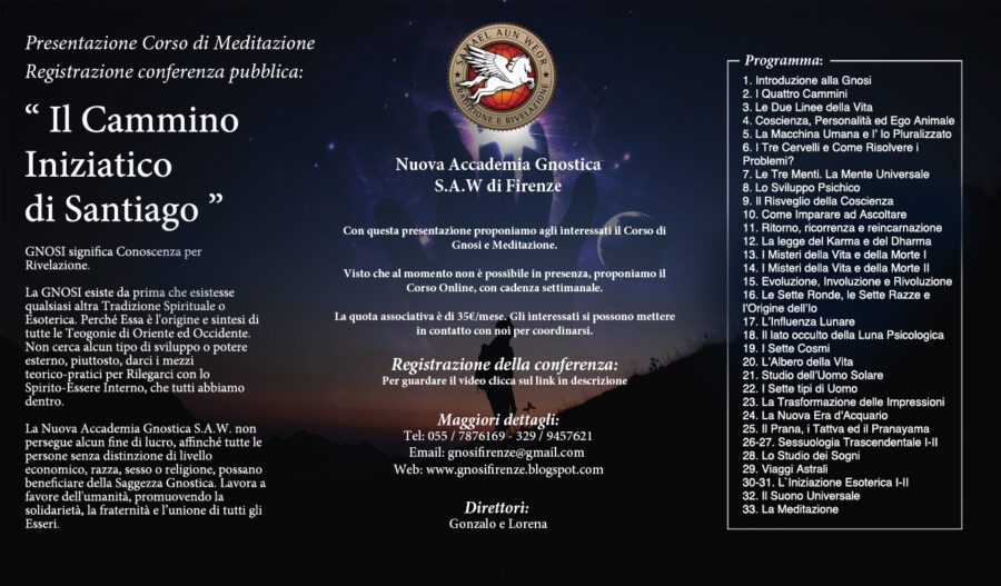 Cammino Santiago-Corso online Meditazione