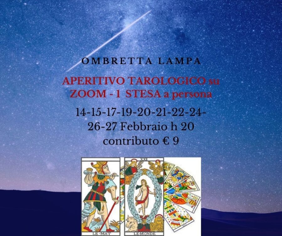 Aperitivo Tarologico Online Zoom