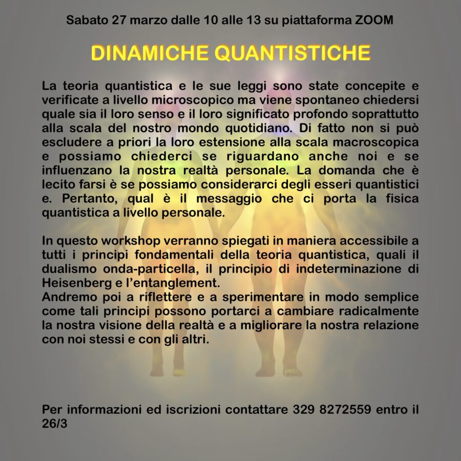 Dinamiche quantistiche