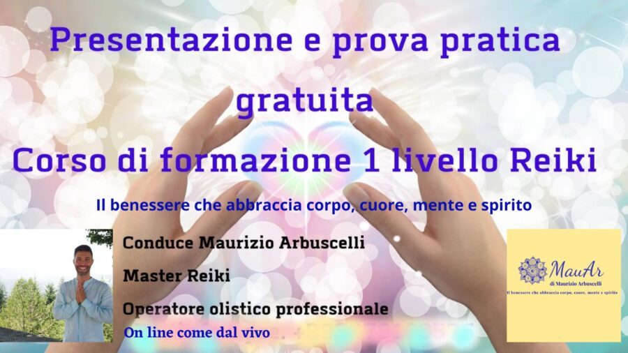 Presentazione pratica corso Reiki I liv