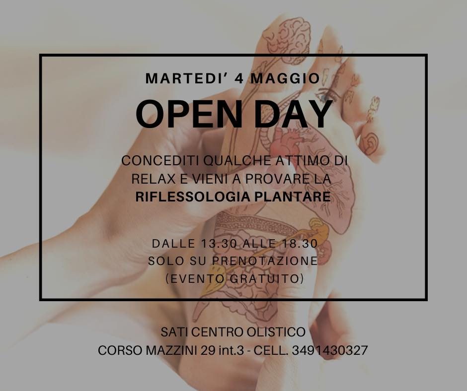 Open Day - Riflessologia plantare
