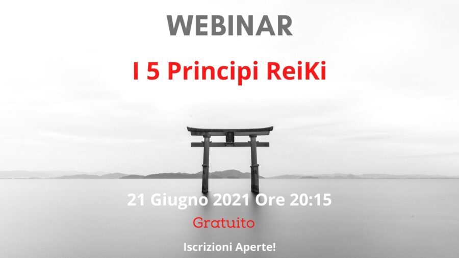 Webinar gratuito "I cinque principi ReiKi"