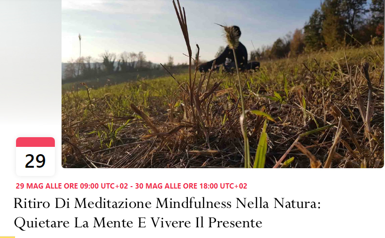 Ritiro di Meditazione Mindfulness