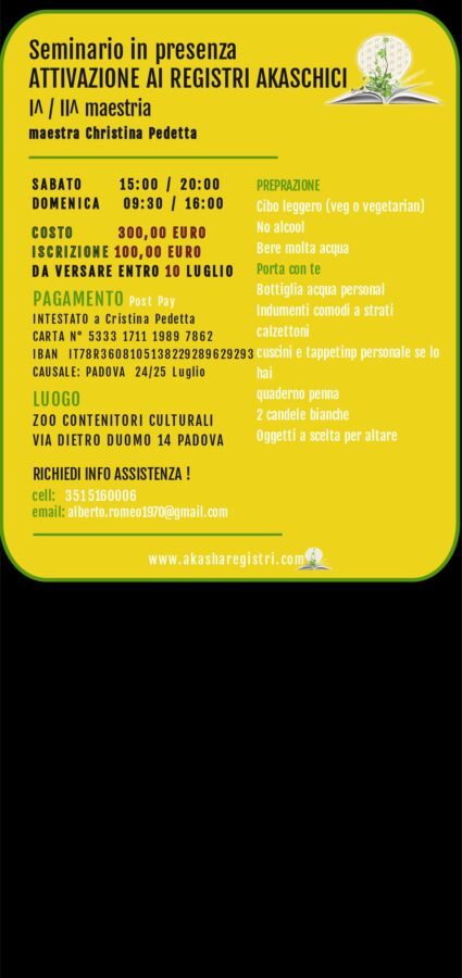 Attivazione ai Registri Akaschici