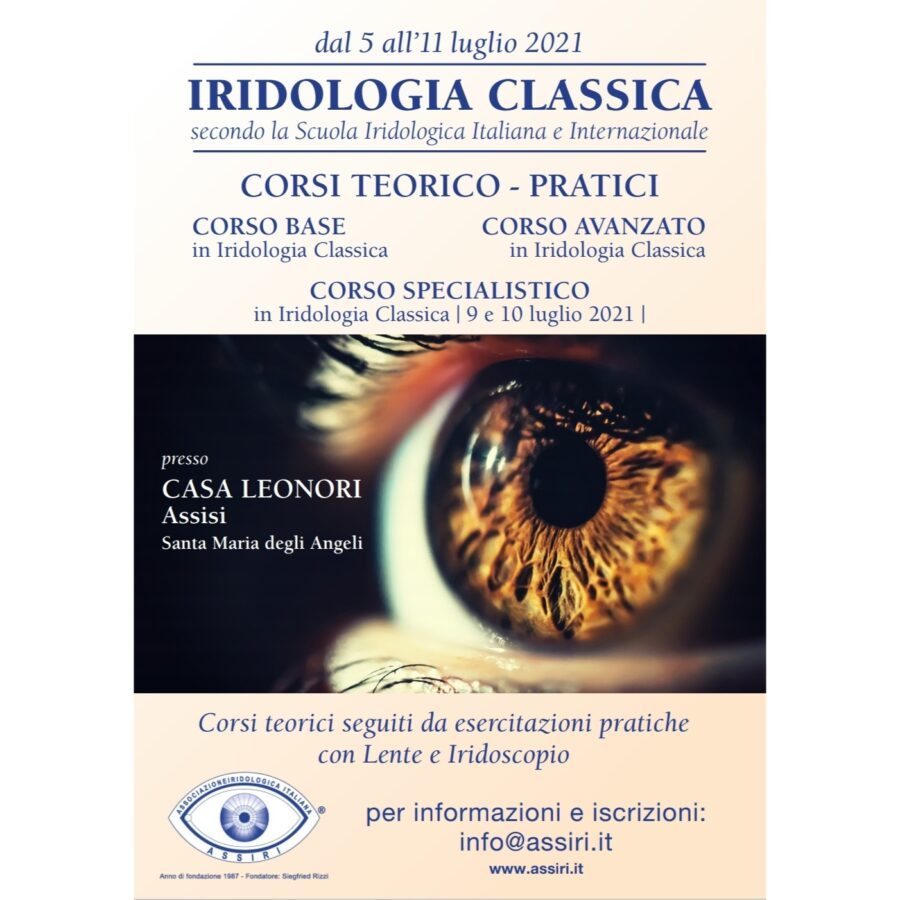 Corso teorico pratico in Iridologia