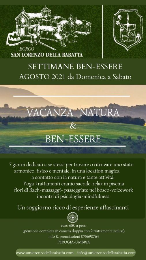Vacanza relax & Ben-essere energetico