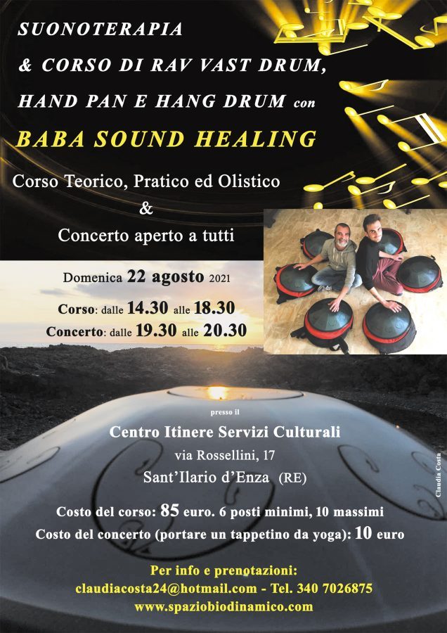 Corso e concerto con Baba Sound Healing
