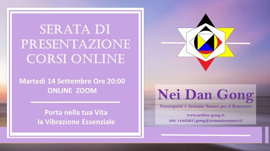 Serata di presentazione corsi online