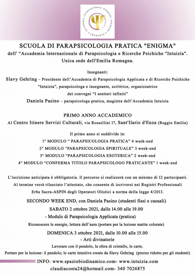 Scuola di Parapsicologia Applicata Enigma