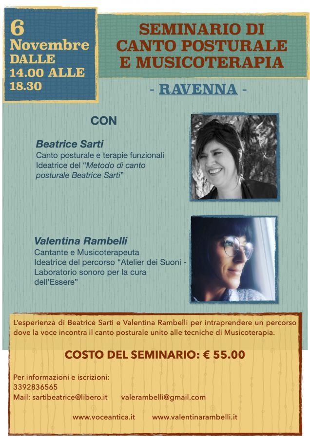 Canto posturale e musicoterapia