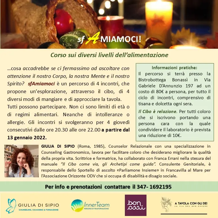 Sf-amiamoci - Esplorazione attraverso il cibo