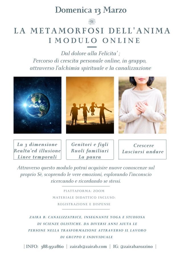 La Metamorfosi dell'Anima