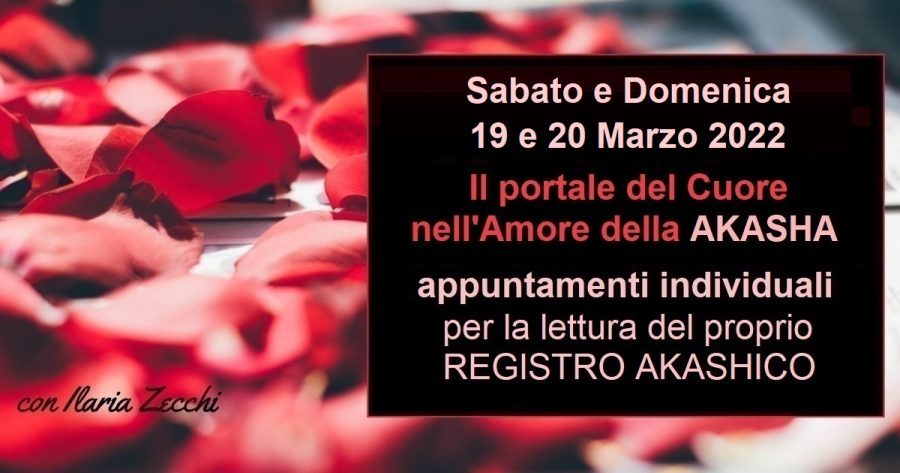 Lettura individuale Registri Akashici