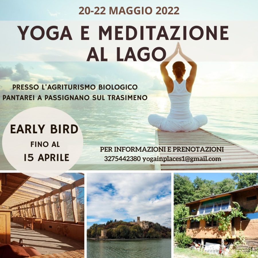 Yoga e meditazione al lago
