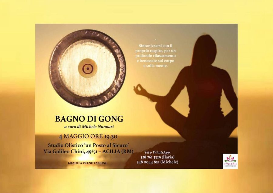 Bagno di Gong e suoni ancestrali