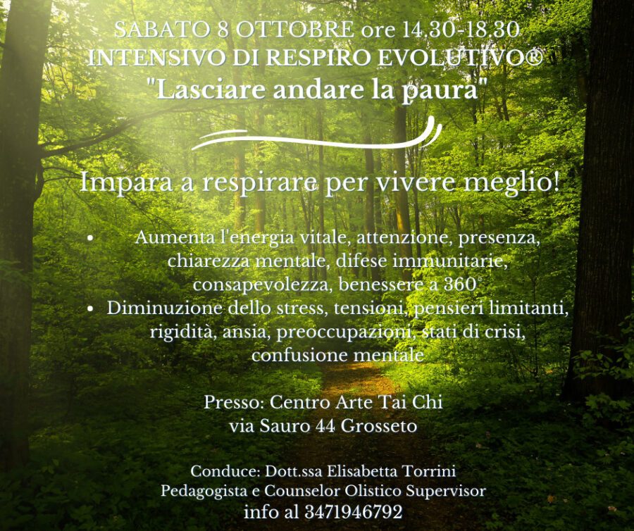 Lasciare andare la paura