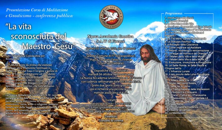 Corso di meditazione "La Gnosi Universale"