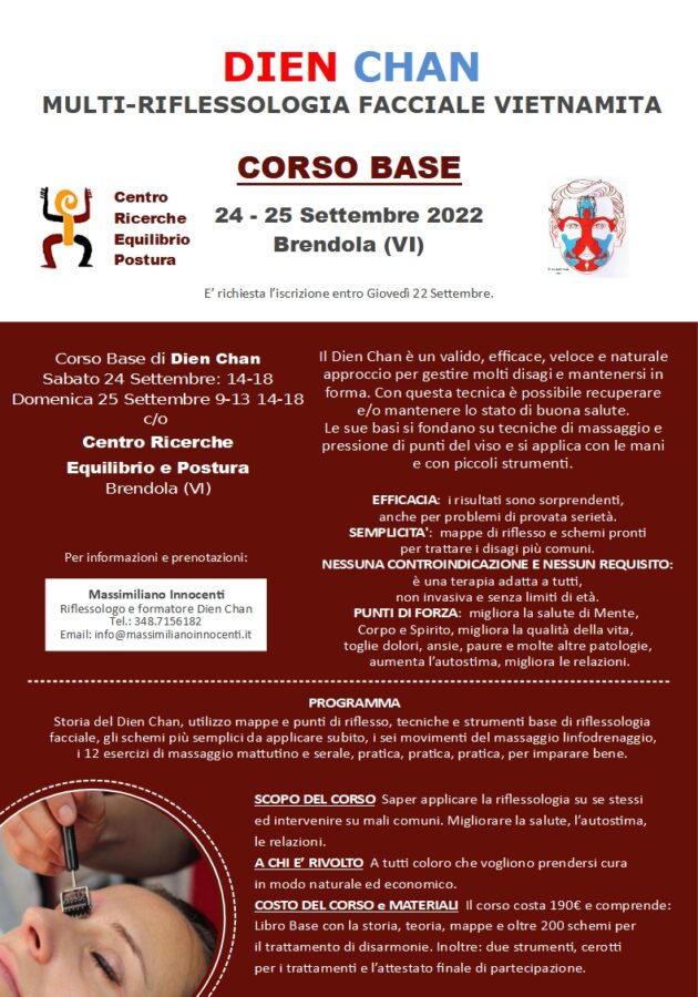 Corso base di Riflessologia Facciale