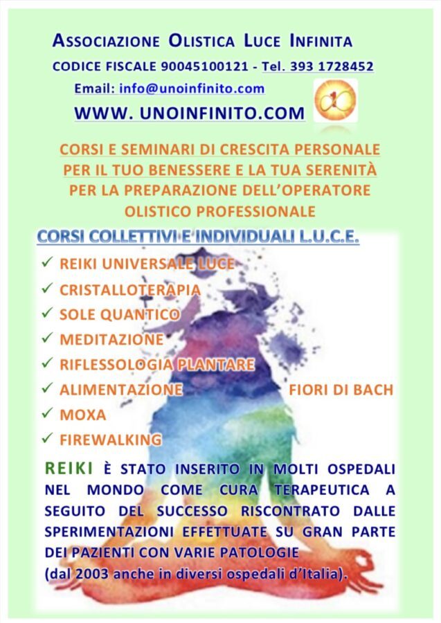 Reiki Universale Luce - PrimolLivello