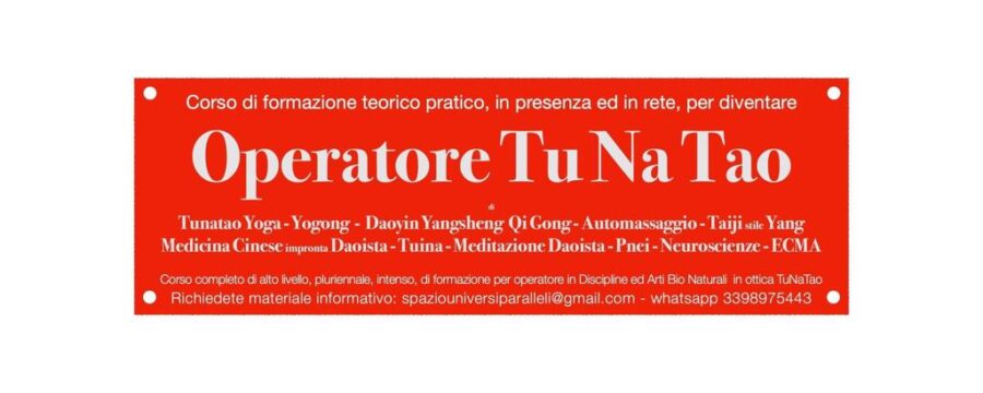 Corso professionale Operatore TuNaTao