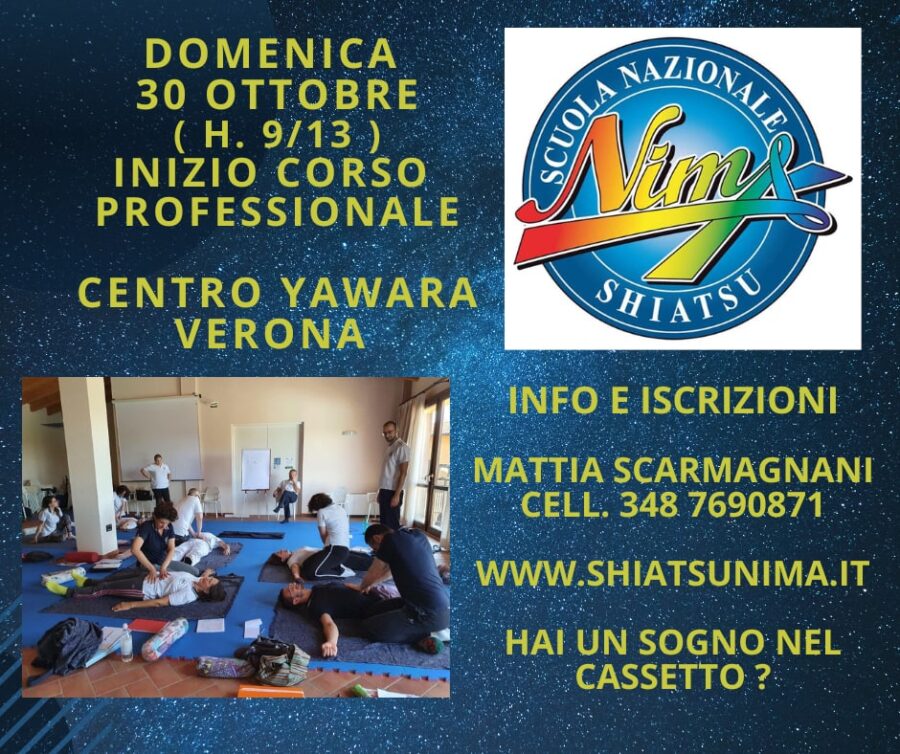 Corso professionale di Shiatsu Metodo Nima