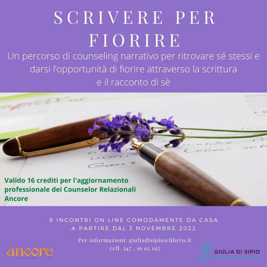 Scrivere per fiorire