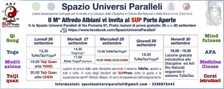 SUP Porte Aperte_Prove pratiche gratuite