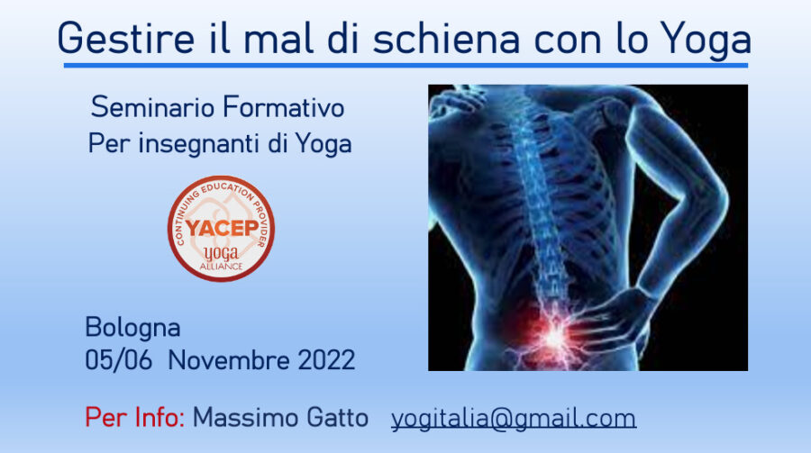 Gestire il mal di schiena con lo Yoga