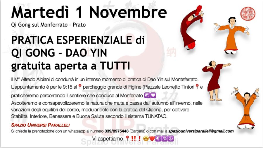 Pratica di QiGong gratuita aperta a tutti