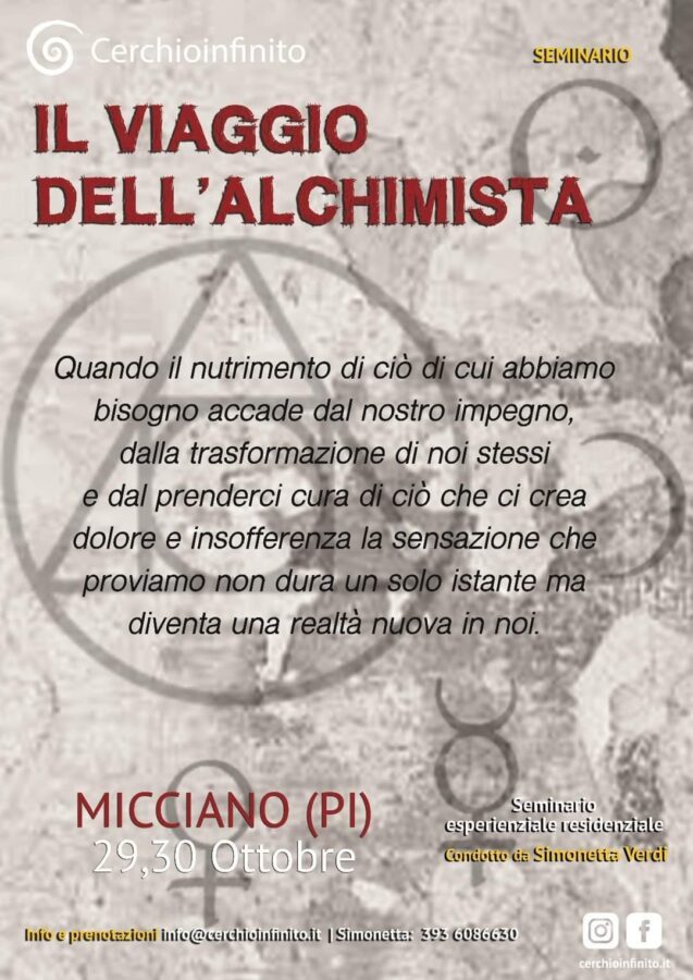 Seminario "Il viaggio dell'Alchimista"