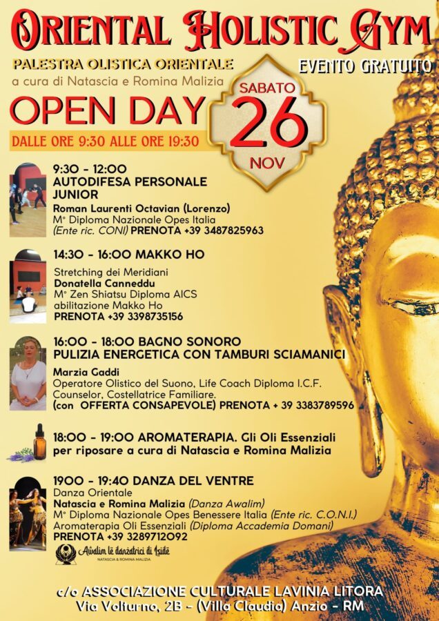 Openday palestra Olistica Orientale
