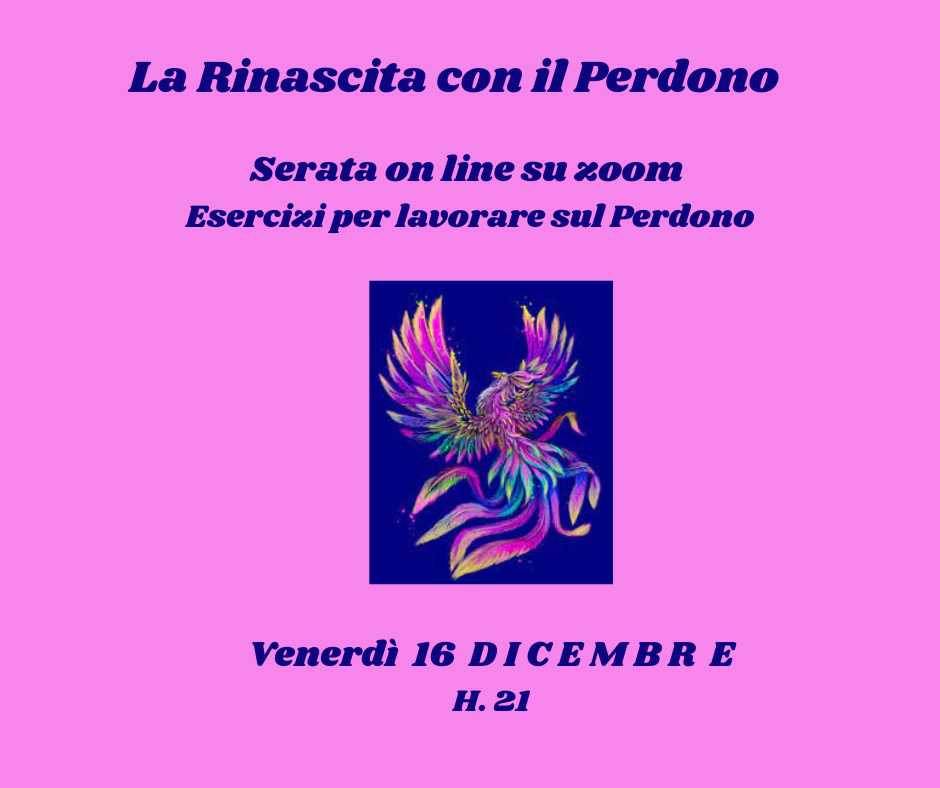 La rinascita con il perdono