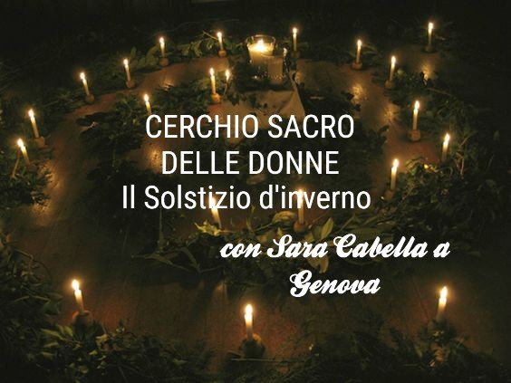 Cerchio di donne il solstizio d'inverno