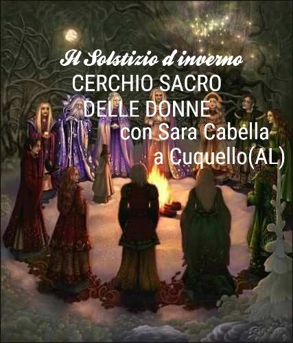 Cerchio di donne il solstizio d'inverno