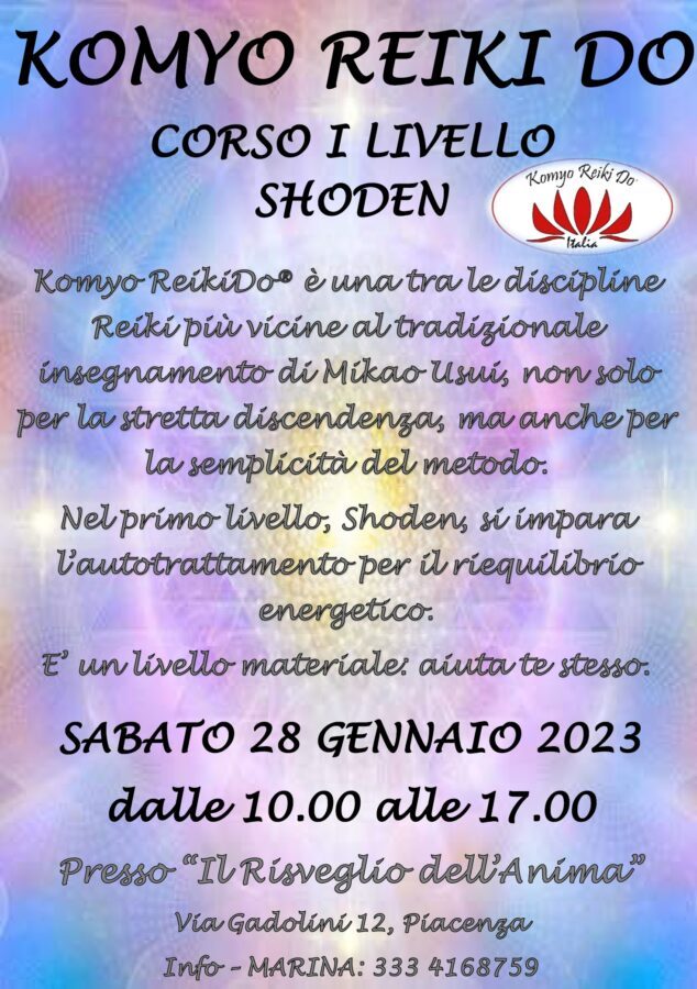 Komyo Reiki Do – Corso I livello