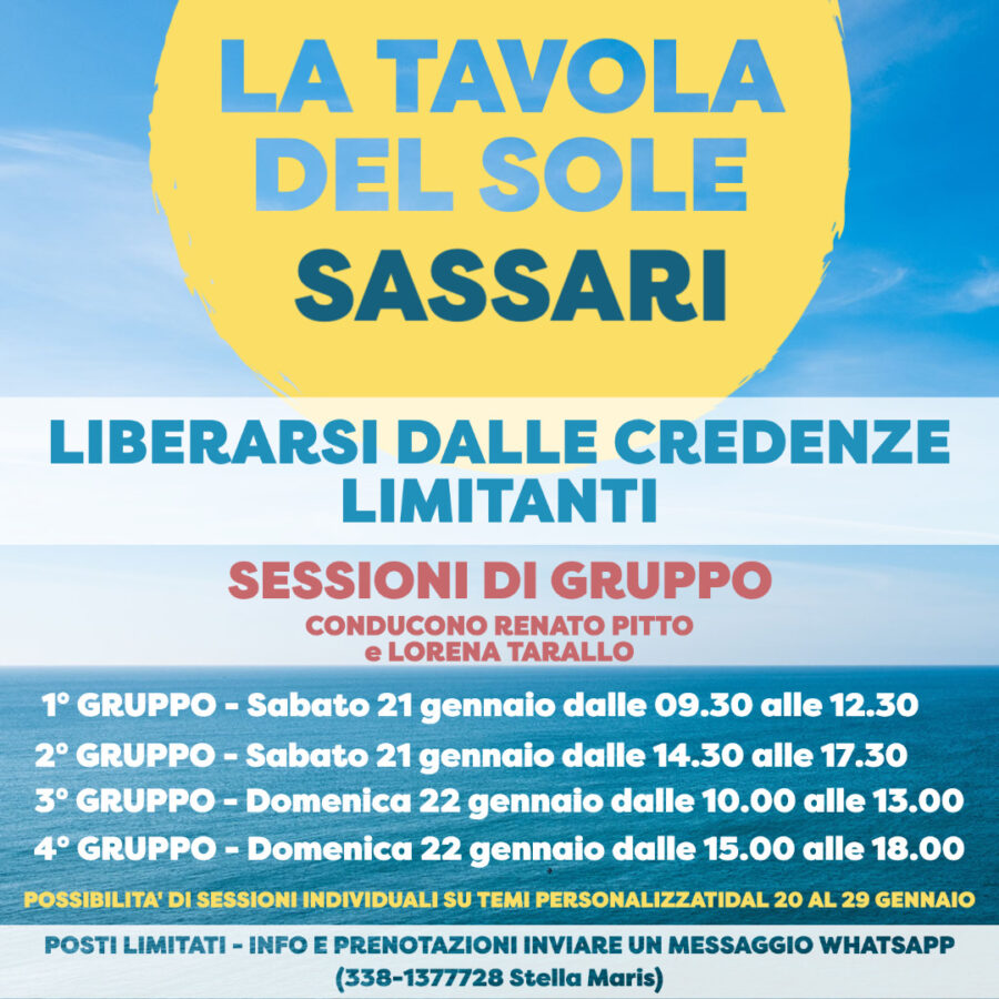 Sessioni di gruppo con La Tavola del Sole
