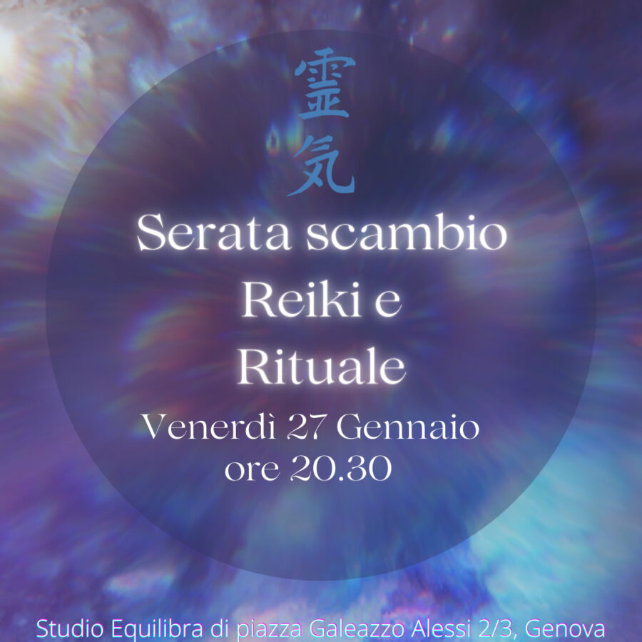Scambio Reiki e rituale energetico