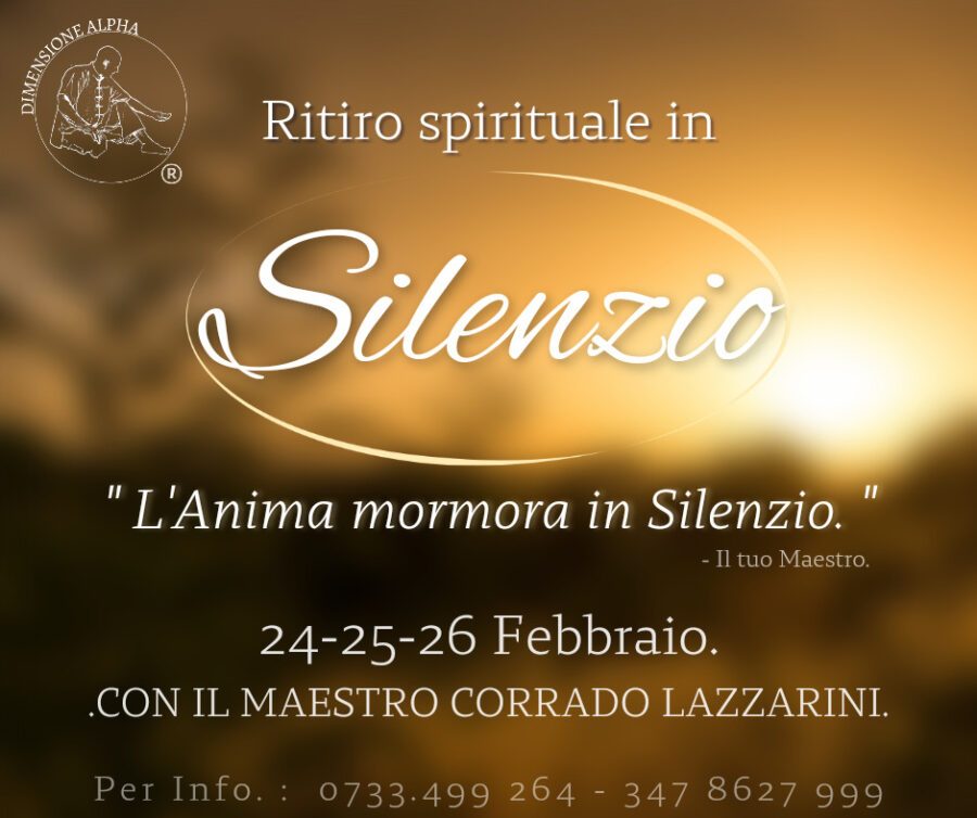 Ritiro spirituale in... Silenzio