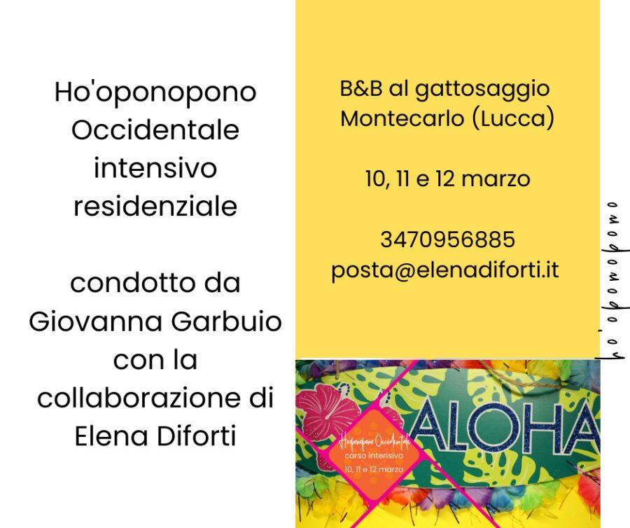 Ho'oponopono occidentale intensivo